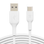 Belkin BOOST CHARGE - Cable USB - 24 pin USB-C (M) a USB (M)- 2 m - blanco
