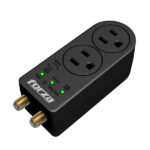 Forza Power Technologies - Automatic voltage regulator - Forza Voltage Protector FVP-0200C Coaxial 2 Out 110V US Plug - Imagen 2
