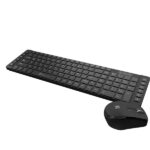 Klip Xtreme - Keyboard and mouse set - Spanish- Wireless - 2.4 GHz - All black