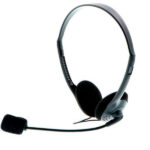 Xtech - Headset - Over-the-ear- Wired - Microphone – Black-Connection type: Two 3.5mm plugs for mic and audio