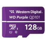 WD Purple SC QD101 WDD128G1P0C - Tarjeta de memoria flash - 128 GB- UHS-I U1 / Class10 - microSDXC UHS-I