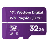 WD Purple SC QD101 WDD032G1P0C - Tarjeta de memoria flash - 32 GB- UHS-I U1 / Class10 - microSDHC - púrpura