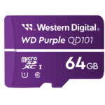WD Purple SC QD101 WDD064G1P0C - Tarjeta de memoria flash - 64 GB- UHS-I U1 / Class10 - microSDXC UHS-I