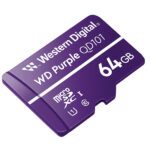 WD Purple SC QD101 WDD064G1P0C - Tarjeta de memoria flash - 64 GB- UHS-I U1 / Class10 - microSDXC UHS-I - Imagen 2