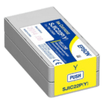 Epson SJIC22P(Y) - Amarillo - original- cartucho de tinta - para ColorWorks TM-C3500; TM C3500