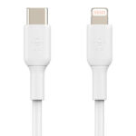 Belkin BOOST CHARGE - Cable Lightning - 24 pin USB-C macho a Lightning macho- 1 m - blanco