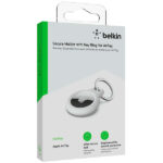 Belkin - Soporte de seguridad para etiqueta Bluetooth antipérdida - blanco- para Apple AirTag - Imagen 2