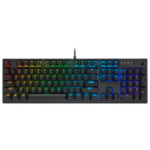 Corsair Memory - Keyboard - Wired- English - USB - Ergonomic Design - All black - Low Profile