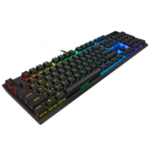 Corsair Memory - Keyboard - Wired- English - USB - Ergonomic Design - All black - Low Profile - Imagen 4