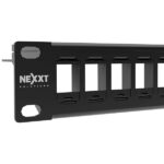Nexxt - Tablero de conexiones - instalable en bastidor- negro, RAL 9005 - 1U - 19" - 24 puertos - Imagen 3