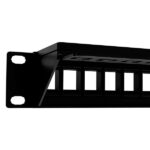 Nexxt - Tablero de conexiones - instalable en bastidor- negro, RAL 9005 - 1U - 19" - 24 puertos - Imagen 4