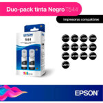 Epson - T544120-2 - Ink tank- Black - Pack  L1110 L3110 L3 - Imagen 2