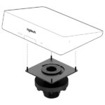 Logitech Tap Table Mount - Kit de montaje para controlador de videoconferencia - para Room Solution Base Bundle, Huddle, Large; Tap - Imagen 2