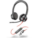 Poly Blackwire - 8225 - Headset- Stereo USB-C Headset +USB-C/A