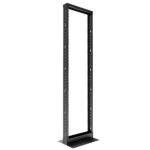 Nexxt Solutions - Rack marco abierto - 2 postes- instalable en el suelo - RAL 9005, negro barniz - 45U