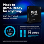 Intel - Core Ultra 5 245K - 4.2 GHz- 14-core - LGA1851 - Imagen 3