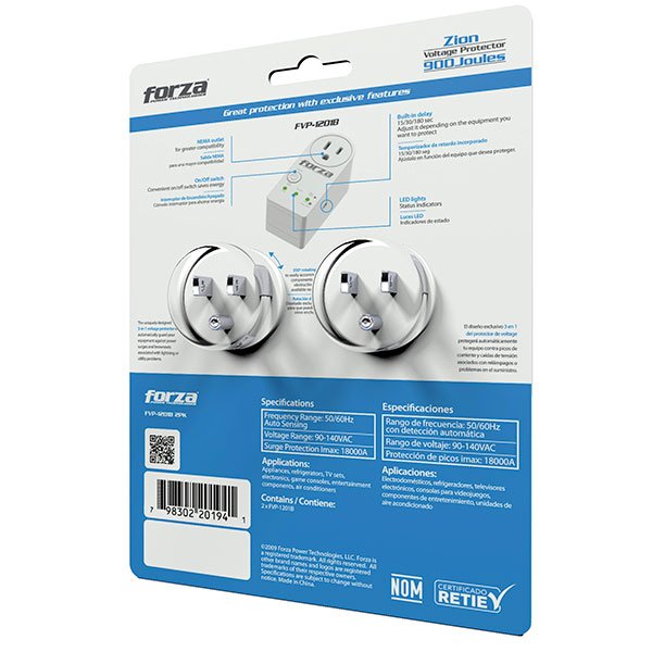 Forza - FVP White 2PK Blister - Imagen 2