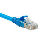 Nexxt Solutions Infrastructure - Patch cable - Shielded- 3 m - RJ-45 a  - Gray / Blue - Cat6A S/FTP LSZH