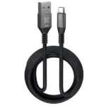 Klip Xtreme - USB cable - 24 pin USB-C- 9 pin USB Type A - 3 m - Black - 30W Braided Fast charging