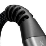 Klip Xtreme - USB cable - 24 pin USB-C- 1 m - Black - 60W Braided Fast charging - Imagen 4