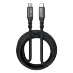 Klip Xtreme - USB cable - 24 pin USB-C- 3 m - Black - 100W 10Gbps Braided Fst Charg