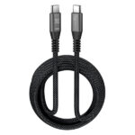 Klip Xtreme - USB cable - 24 pin USB-C- 3 m - Black - 240W Braided Fast Charging