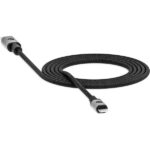 mophie - Cable Lightning - 24 pin USB-C macho a Lightning macho- 1.8 m - negro