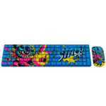 Xtech - Keyboard and mouse set - Spanish- Wireless - 2.4 GHz - Stitch Design - Disney XTK-D312ST