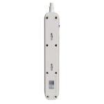 Forza - Surge protector - AC 110/220 V- 6 Tomas de Corriente - 500J 2Pack GR/BK - Imagen 3