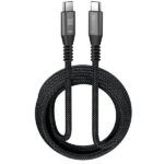 Klip Xtreme - USB cable - 24 pin USB-C- 3 m - Black - 60W Braided Fast charging