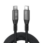 Klip Xtreme - USB cable - 24 pin USB-C- 3 m - Black - 60W Braided Fast charging - Imagen 2