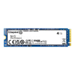 Kingston - Internal hard drive - 4 TB- Solid state drive - NV3 M.2 2280 NVMe