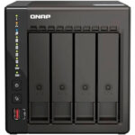 QNAP TS-453E - Servidor NAS - 4 compartimentos- SATA 6Gb/s - RAID 0, 1, 5, 6, 10, JBOD - RAM 8 GB - 2.5 Gigabit Ethernet - Imagen 2