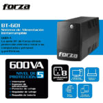 Forza - UPS - Line interactive- 360 Watt - 600 VA - 120 V - 8-NEMA 50-60Hz - Imagen 3