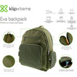 Klip Xtreme - Notebook carrying backpack - 13"- Green - Water repellent KNB-755 - Imagen 2