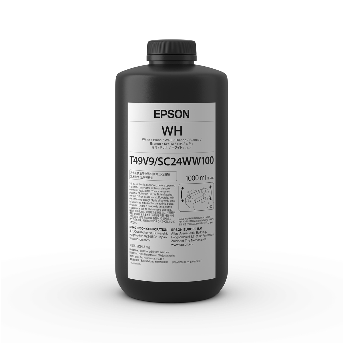 Epson T49V9 - 1000 ml - blanco- original Epson T49V9 - 1000 ml - blanco- original - recarga de tinta - para SureColor SC-V7000, V7000 - Imagen 1